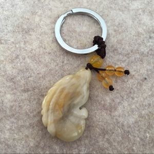 ❌ SOLD ❌ Unique Oriental stone key chain